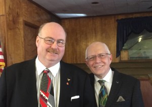 Pastor Hughes with Pastor Walls